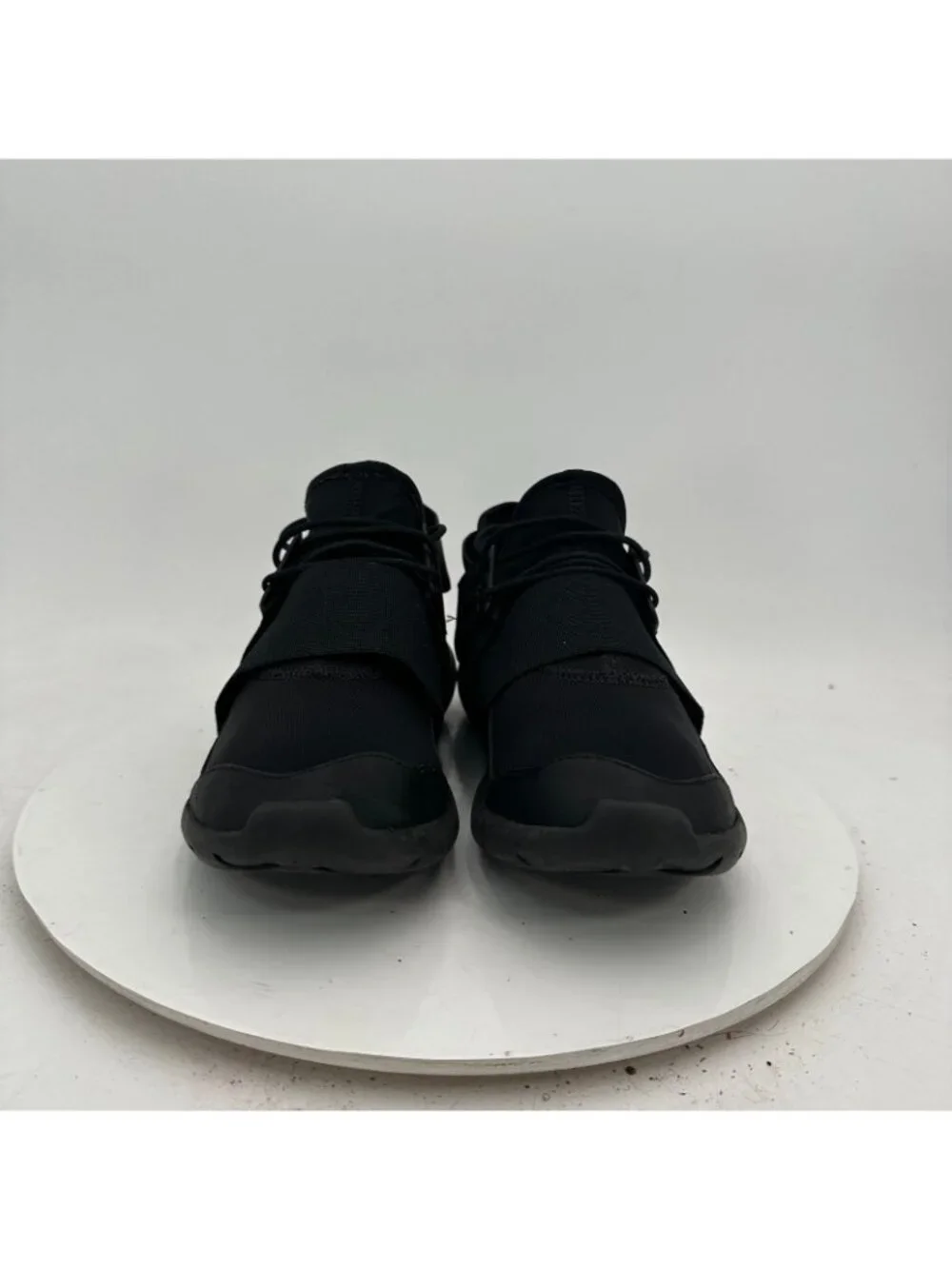 Adidas Y-3 Yohji Yamamoto Qasa Elle High Women Size 6 Core Black Lace Up Shoes